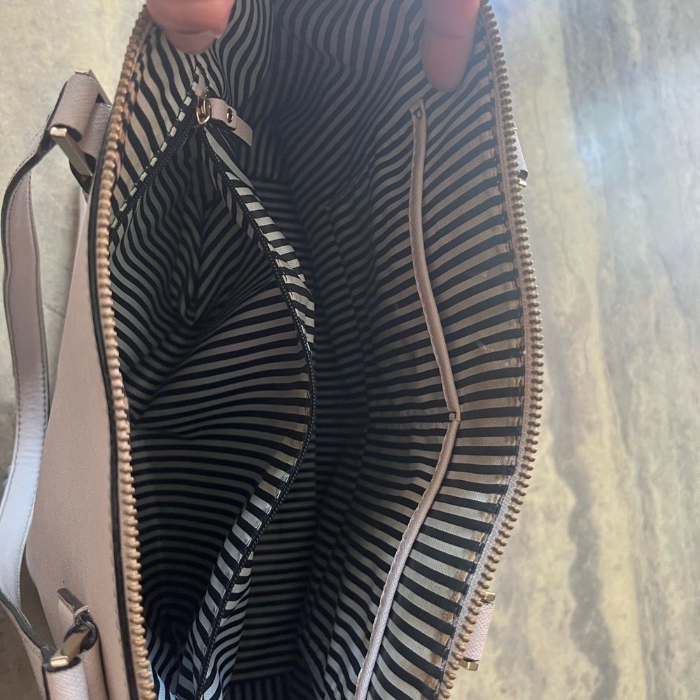 Blush pink Late Spade Purse